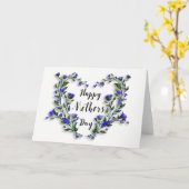 母の日 – フローラかわいらしハート2 カード (黄色い花)