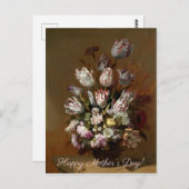 母の日 – フローラブーケ |オランダファインアート ポストカード (正面/裏面)