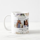 母の日 |フローラ3枚のコラージュ コーヒーマグカップ (左)