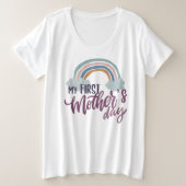 母の日 プラスサイズTシャツ (デザイン正面)