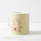 母の日（ベージュ）コーヒーマグ コーヒーマグカップ (正面左)