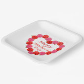 母の日 ペーパープレート (傾斜あり)