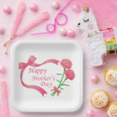 母の日 ペーパープレート (パーティー)