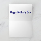 母の日 – ホッキョクグマ カード (内部)