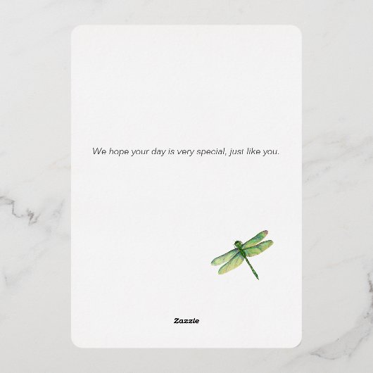 母の日 ホリデー カード (裏面)