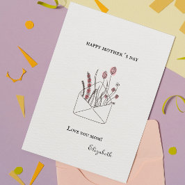 母の日 ポストカード
