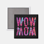 母の日 ママはただただすごい 逆さアート ブラシ マグネット (正面/裏面)