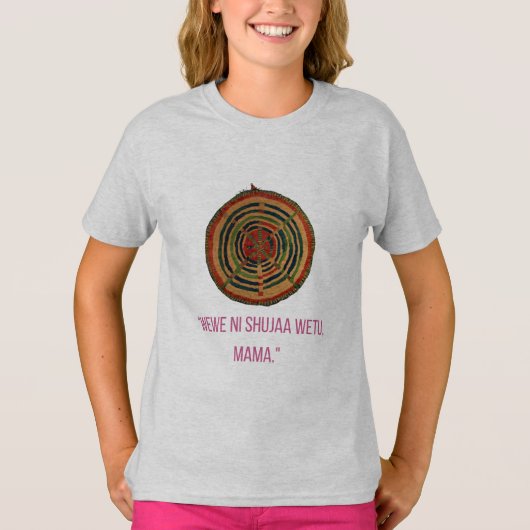 母の日、ママ、ママ Tシャツ (正面)