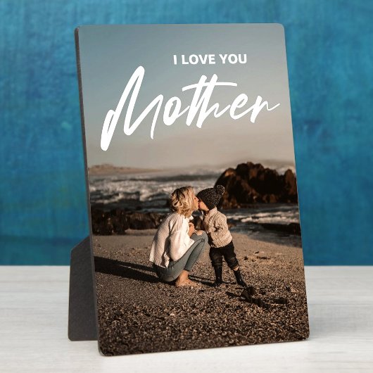 母の日 |ミニマルモダンリスト写真ギフト フォトプラーク