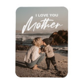 母の日 |ミニマルモダンリスト写真ギフト マグネット (縦)