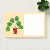 母の日 モンステラの植物 ポストイット (オフィス)
