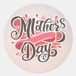 母の日 ラウンドシール