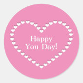 母の日 ラウンドシール (正面)