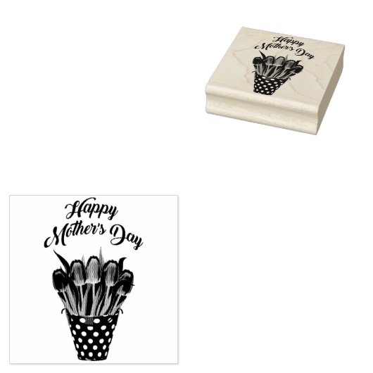 母の日 ラバースタンプ (押印)