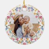 母の日 |ワイルドフラワーガーデン セラミックオーナメント (裏面)