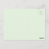 母の日 – ヴィンテージファインアートホワイト&レッドチューリップ ポストカード (裏面)