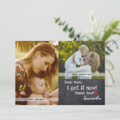 母の日，写真パーソナライズされた 招待状 (スタンド正面)