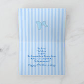 母の日 – 双子の男の赤ちゃんカード カード (内部)