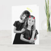 母の日: 善悪 カード (正面)