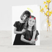 母の日: 善悪 カード (黄色い花)