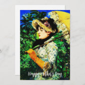 母の日・女性のギフトクラシックカービクトリアンド シーズンカード (正面/裏面)