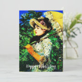 母の日・女性のギフトクラシックカービクトリアンド シーズンカード (スタンド正面)