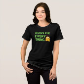 母の日 女性用Tシャツ 誕生日 女性 トライブレンドTシャツ (正面全面)