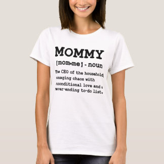 母の日 女性 おかしいママの定義 Tシャツ