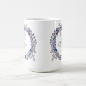 母の日- "家お母さんが"いるところでがあります コーヒーマグカップ (中央)