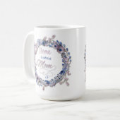 母の日- "家お母さんが"いるところでがあります コーヒーマグカップ (正面左)