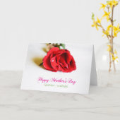 母の日（幸せ） カード (黄色い花)