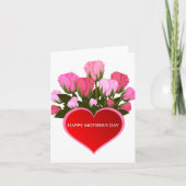 母の日（幸せ） カード (正面)