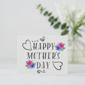 母の日（幸せ） シーズンポストカード (スタンド正面)