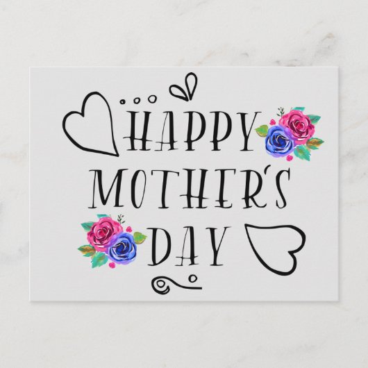 母の日（幸せ） シーズンポストカード (正面)