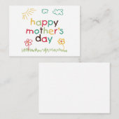 母の日（幸） 5 ノートカード (正面/裏面)