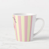 母の日、愛してるママ、最高のママ、モダン カフェラテマグ (右)
