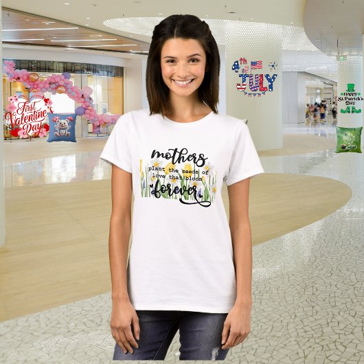 母の日 "愛の庭" Tシャツ