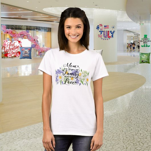 母の日「愛の庭」Tシャツ Tシャツ