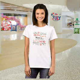 母の日「愛の庭」Tシャツ Tシャツ