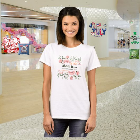 母の日「愛の庭」Tシャツ Tシャツ