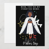 母の日 招待状 (正面/裏面)