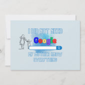 母の日 招待状 (正面)