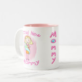 母の日/新しいお母さんのマグ ツートーンマグカップ (正面左)