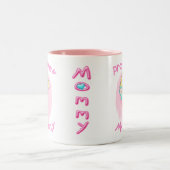 母の日/新しいお母さんのマグ ツートーンマグカップ (中央)