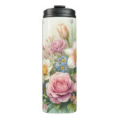 母の日:春フローラブーケ タンブラー (正面)