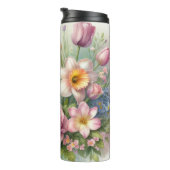 母の日:春フローラブーケ タンブラー (回転右)