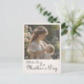 母の日 – 柔らかい庭の抱擁 シーズンポストカード (スタンド正面)