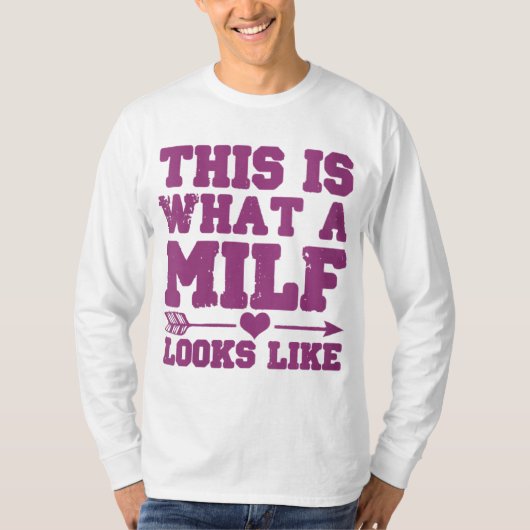 母の日,母おもしろいの日の贈り物,彼女のための, MIL Tシャツ (正面)