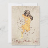 母の日/母と子のためのクラシックギフトカード シーズンカード (正面)