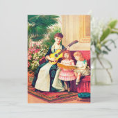 母の日/母と子供のためのクラシックギフトカード シーズンカード (スタンド正面)